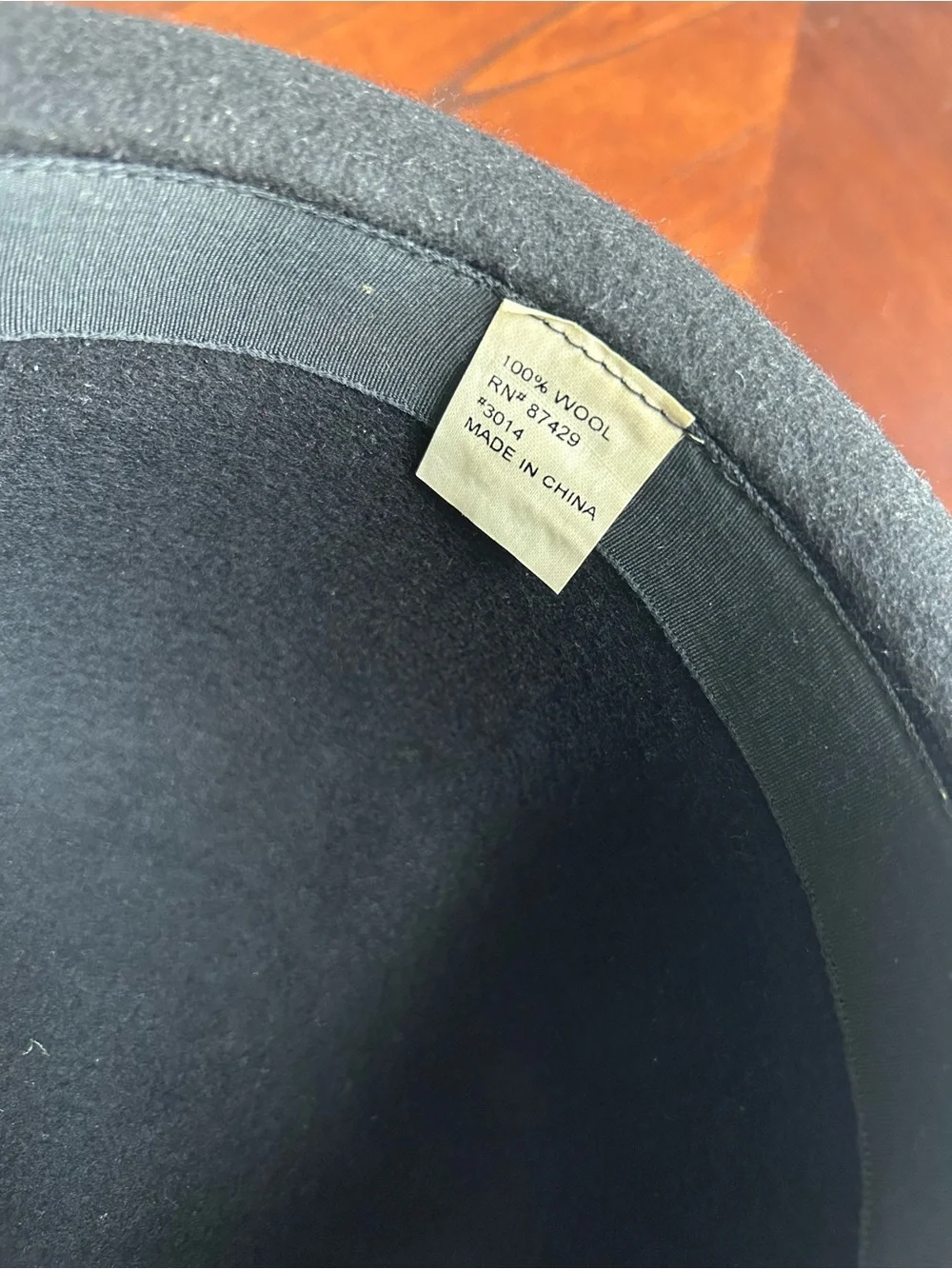 Classic Black 100% Wool Bowler Hat - Women's Accessory